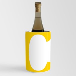 Letter C (Yellow & White) Wine Chiller
