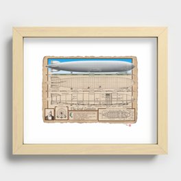 DW-030 Graf Zeppelin Recessed Framed Print