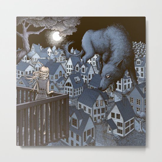 Fenrir Metal Print
