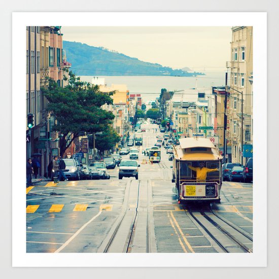 San Francisco Cable Car Art Print