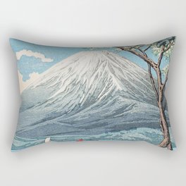 Mount Fuji From Lake Yamanaka Rectangular Pillow