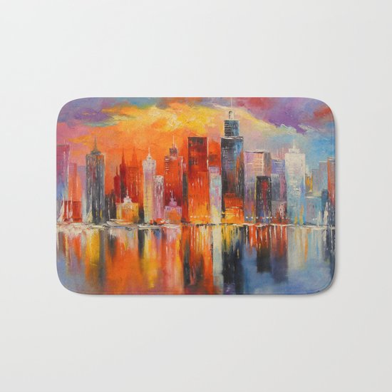 Evening new York Bath Mat