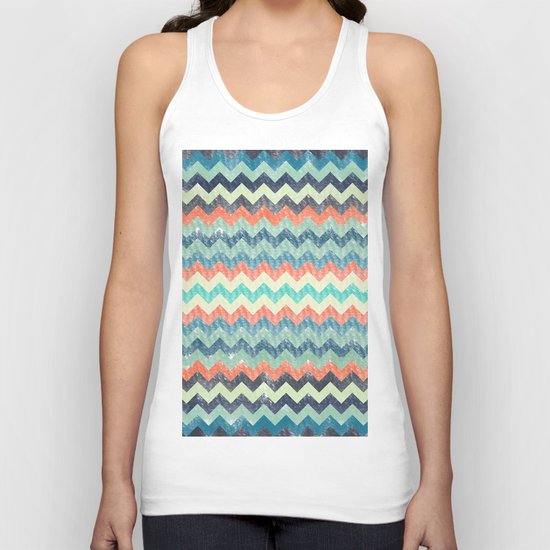 Chevron Pattern Unisex Tank Top