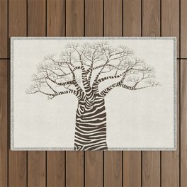 Zebra Tree Outdoor Rug