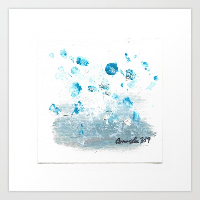 Mini Impressions Baby S Breath Art Print By Crochetcetera Society6