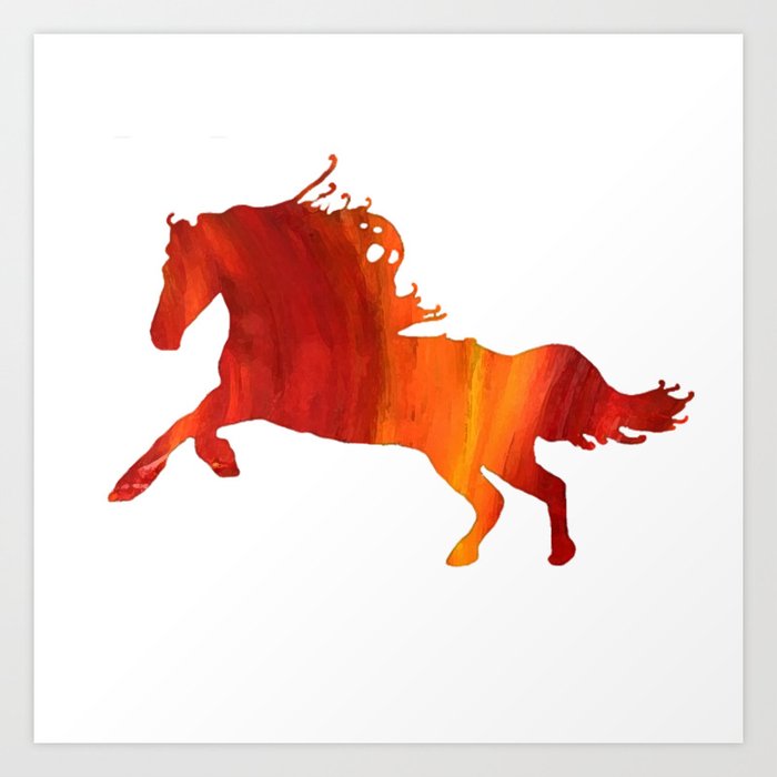 Horse Wild Spirit Art Print