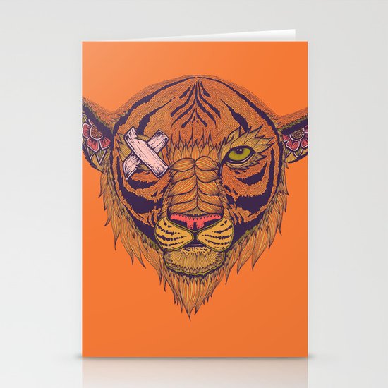 Eye of the Tiger Stationery Cards