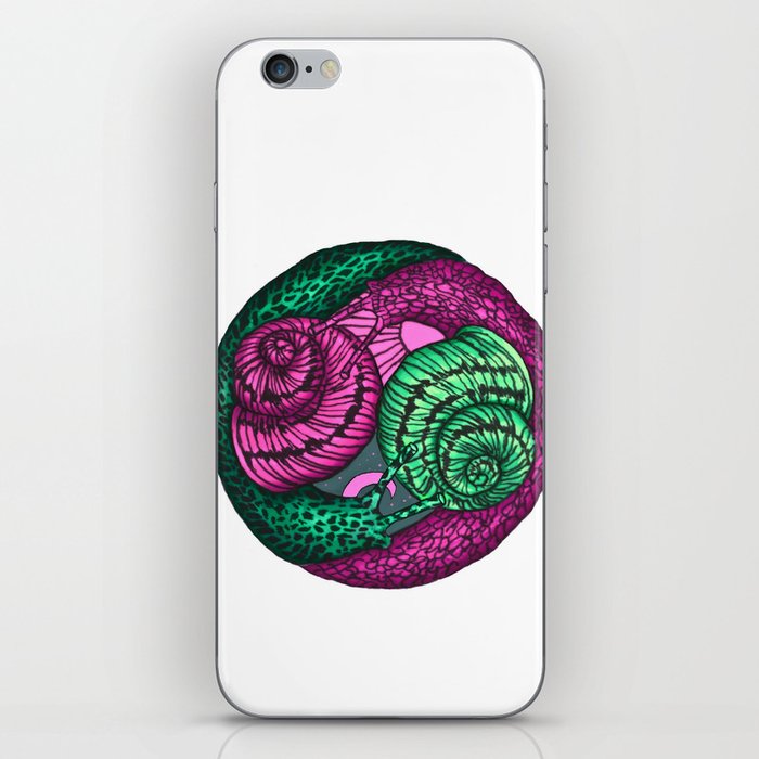 circle of snails iPhone Skin