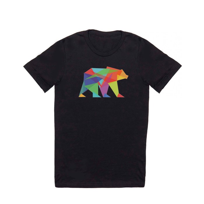 Fractal Geometric bear T Shirt