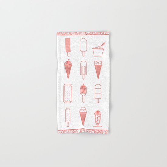 Ice creams (alternate version) Hand & Bath Towel
