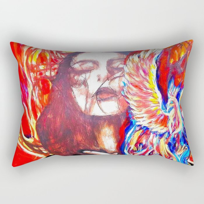 Phoenix rise Rectangular Pillow