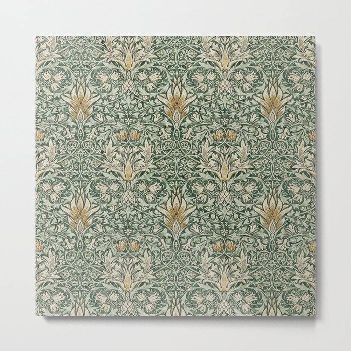 William Morris floral pattern Metal Print