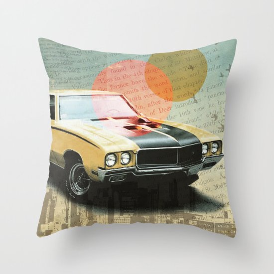 Buick Gran Throw Pillow