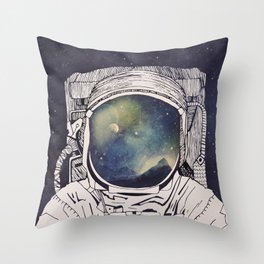 Dreaming Of Space Throw Pillow