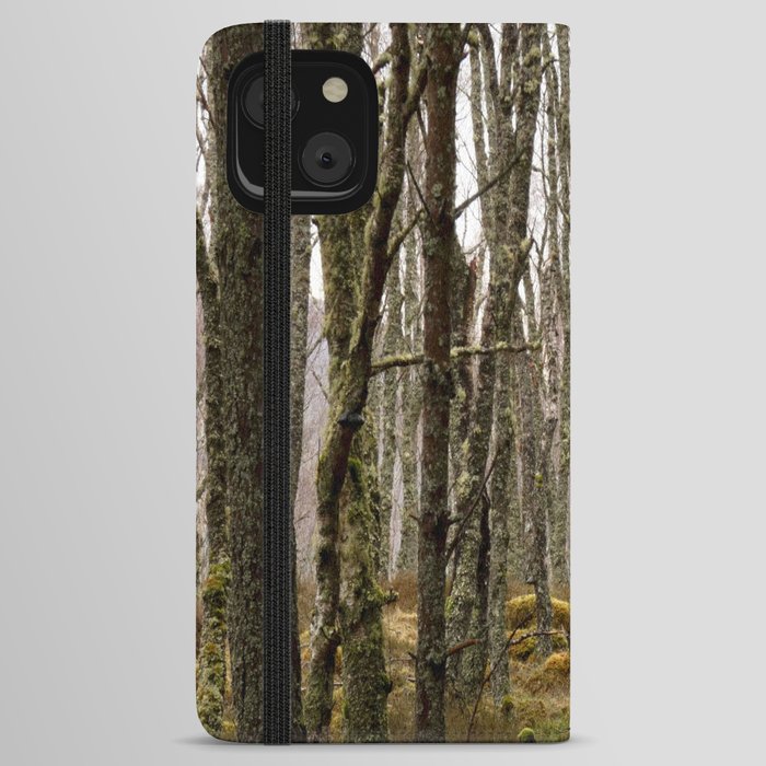 View Through the Trees, in the Scottish Highlands  iPhone Wallet Case