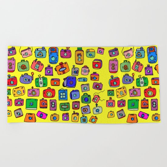 Cameras Beach Towel