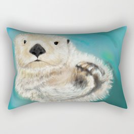 You Otter Chill Rectangular Pillow