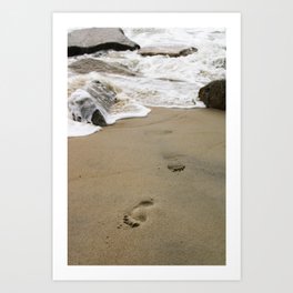 Footprints Art Print