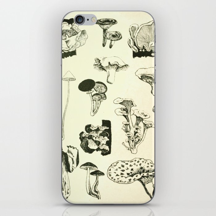 Naturalist Mushrooms iPhone Skin