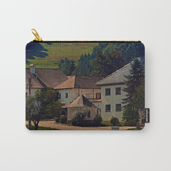 Small village in autumn scenery Carry-All Pouch