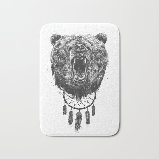 Don't wake the bear Bath Mat
