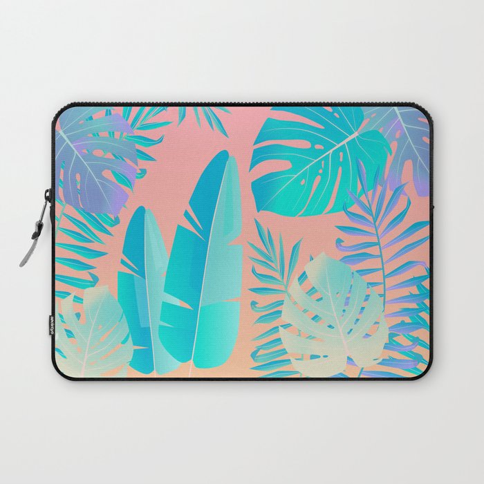Tropics ( monstera and banana leaf pattern ) Laptop Sleeve