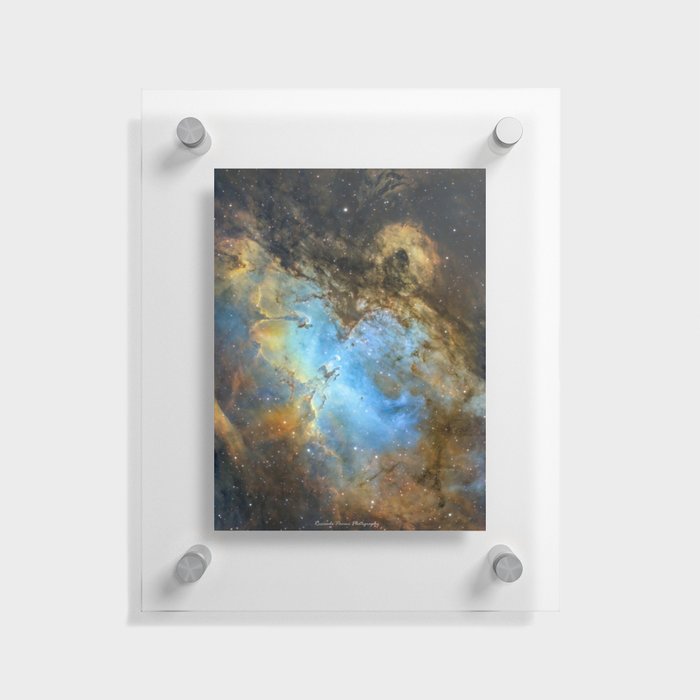 eagle nebula-pillars of creation Floating Acrylic Print