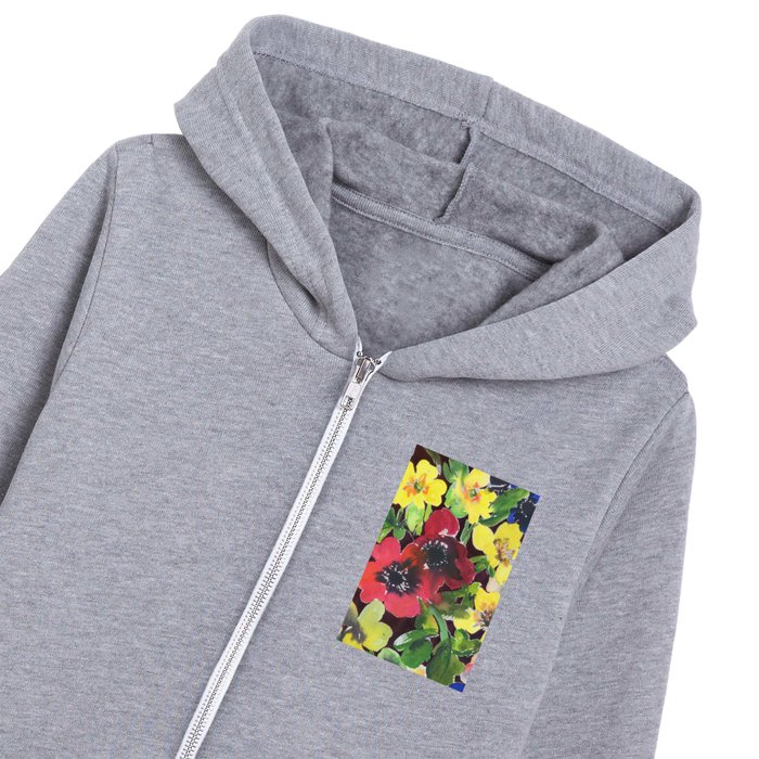 flowers of Jupiter N.o 3 Kids Zip Hoodie