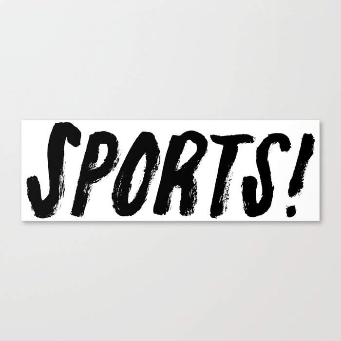 Sports! Canvas Print