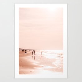 Travel Photography print "A day on the beach". The Netherlands, summer vibes, portrait. Art Print