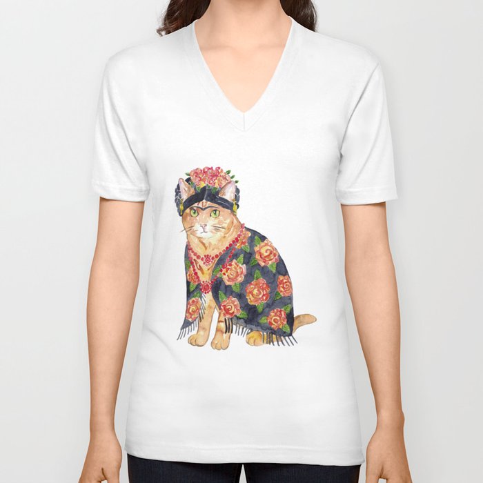 Frida kahlo online cat shirt