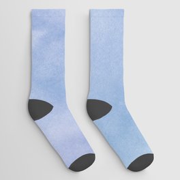 Blueberry Inspired Watercolor Socks