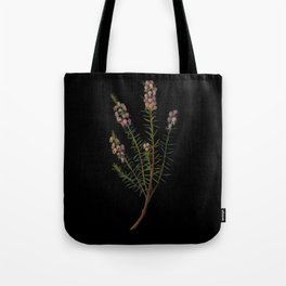 Erica Mediterranea by Mary Delany Paper Collage Floral Flower Botanical Mosaic Vintage Scientific Plant Anatomy Tote Bag