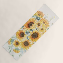 sunflower yoga mat