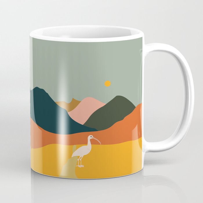 Ibis in the mountains Coffee Mug