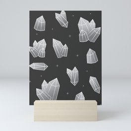 Crystals - B&W Mini Art Print