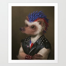 The Hedgehog Art Print