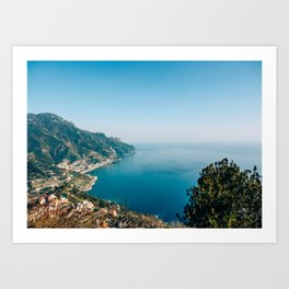 Amalfi Coast Sea View Travel | Fine Art Photography Art Print
