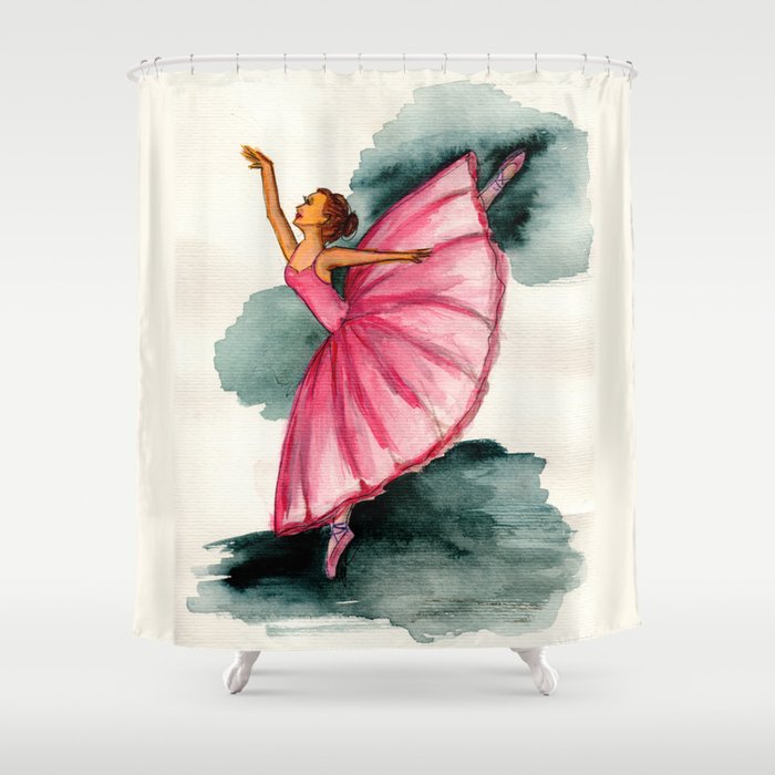 Ballerina Shower Curtain