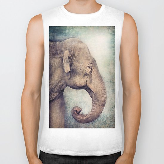 The smiling Elephant Biker Tank