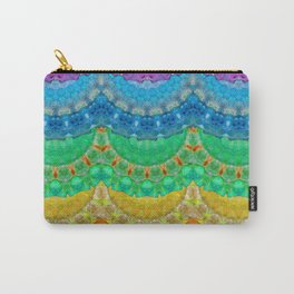 Colorful Chakra Mandala 4 by Sharon Cummings Carry-All Pouch