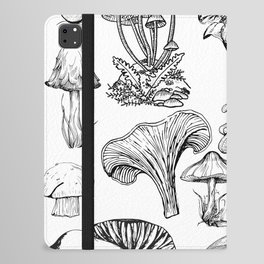 Mushrooms Print iPad Folio Case
