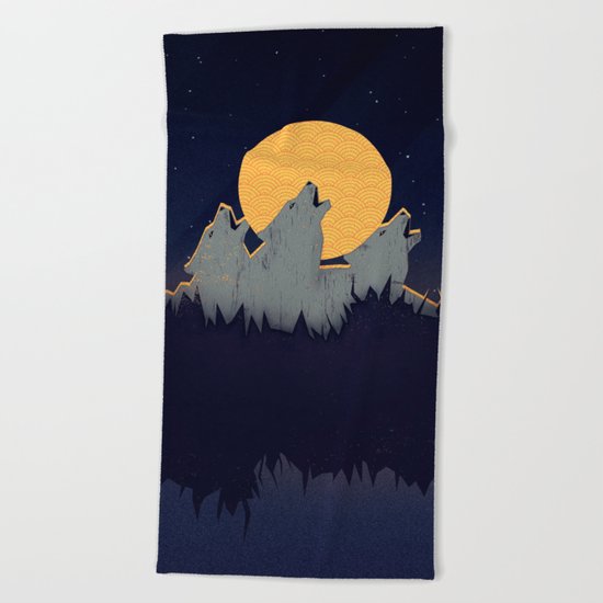 Midnight Sound Beach Towel