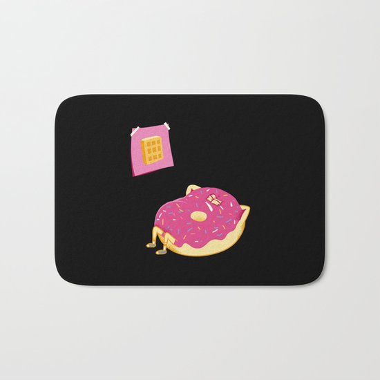 DONUT GIVE UP Bath Mat
