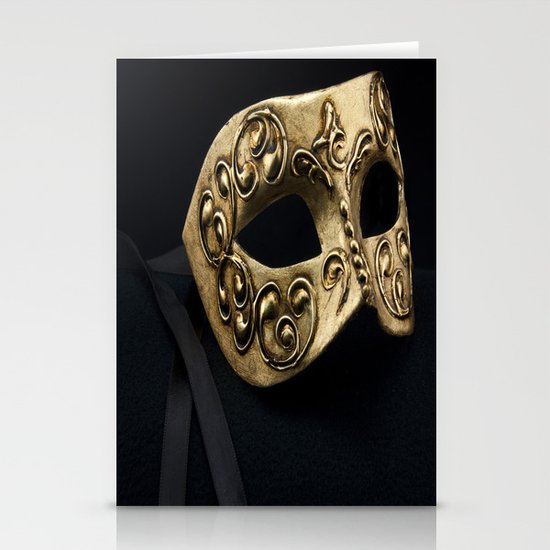 Behind The Mask Stationery Cards
