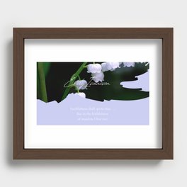 Quote 34 Recessed Framed Print