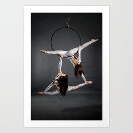 Aerial Hoop Art Print