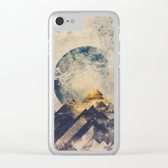 One mountain at a time Clear iPhone Case