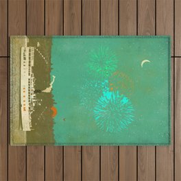 STEAMBOAT FIREWORKS Outdoor Rug