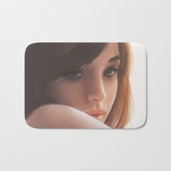 A girl Bath Mat